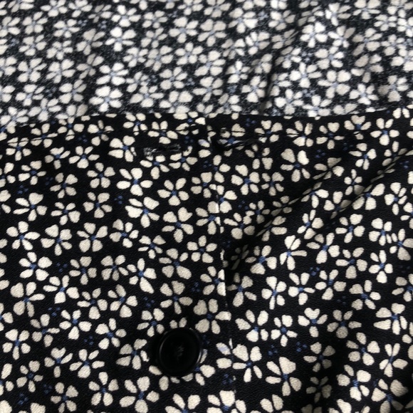 Reformation Jorja Floral Top Black Medium - Picture 6 of 7